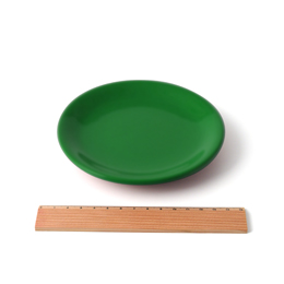 4.5寸皿 緑塗