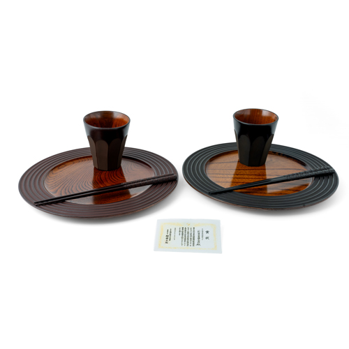 二人用象谷塗セット