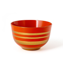 縁起椀　橙×金